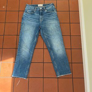 Everlane Cheeky Jean 26 Crop Raw Hem